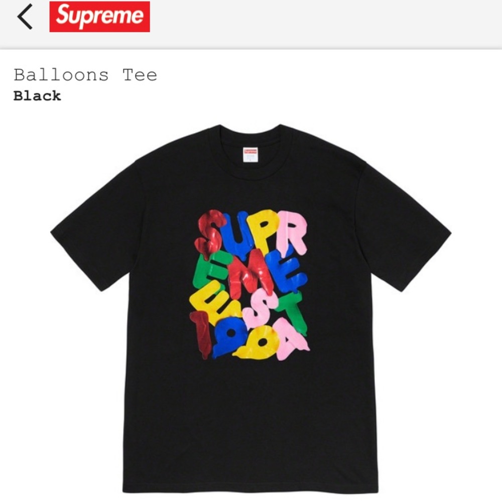 Supreme Balloons Tee